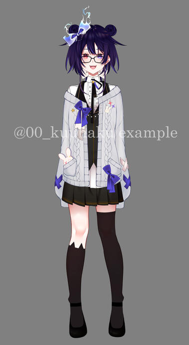 Live2D Model : @00_kuuhaku